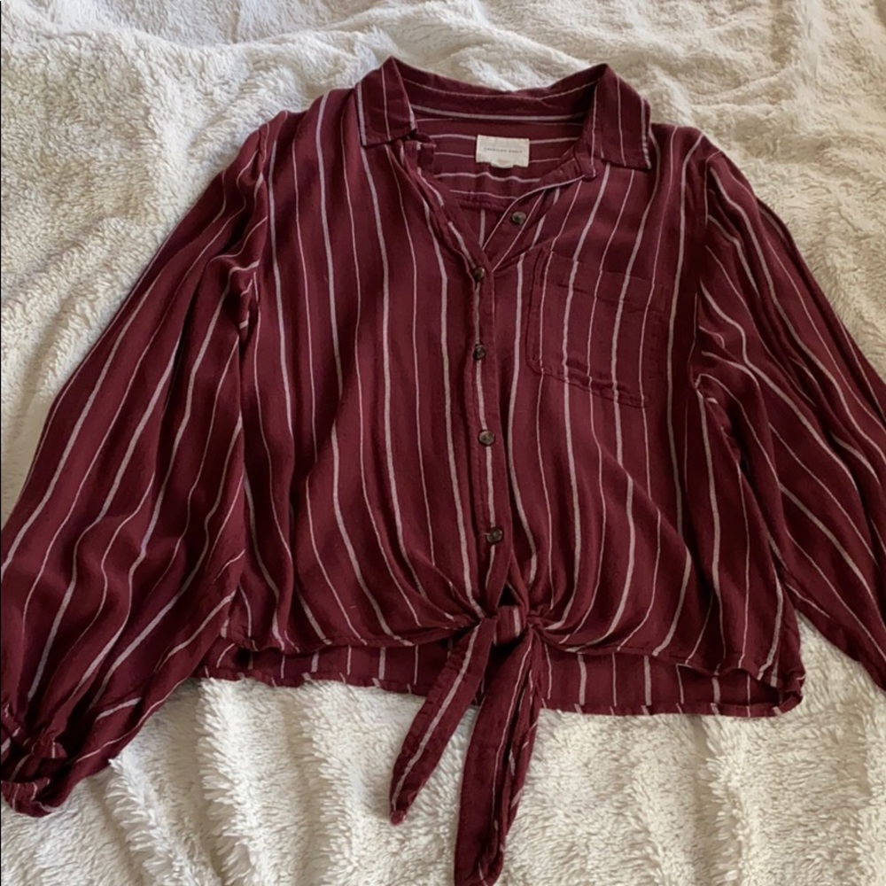 American Eagle button down blouse